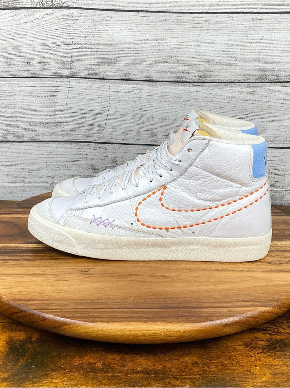 Nike Blazer Mid 77 Vintage Nike 101 Pastel Blue Shoes DX2350-100 Women’s Size 12